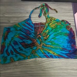 Two piece vibrant tie dye set from electric forest 🌳
